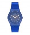 Orologio Swatch -  Monthly Drops Blurry Blue Solo Tempo 34mm Blu Opaco Semitrasparente