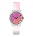 Swatch Watch - Transformation Ultrafushia Only Time 34mm Pink Gradient