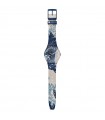 Swatch Watch - The Great Wave By Hokusai & Astrolabe 41mm Blue White