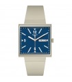 Orologio Swatch - Bioceramic What If Collection What If... Beige Tempo e Data Blu 42mm Beige