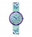 Orologio Flik Flak per Bambini - Shine Bright Sparkling Butterfly Solo Tempo Viola 32mm Verde