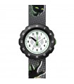 Flik Flak Kids Watch - Miraculous Ladybug and Cat Noir White 32mm Black and Green