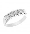 Salvini Ring - Veretta in 18K White Gold with Natural Diamonds 1.15 ct - 0