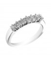 Salvini Ring - Veretta in 18K White Gold with Natural Diamonds 0.49 ct - 0