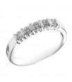 Salvini Ring - Veretta in 18K White Gold with Natural Diamonds 0.40 ct - 0