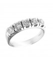 Salvini Ring - Veretta in 18K White Gold with Natural Diamonds 1.09 ct - 0