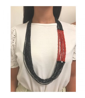 Collana Pietre Rosse Ciondoli - Le Favole – Gioielleria Sora Delio