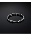 Bracciale Chiara Ferragni - Tennis Emerald con Zirconi Bianchi e Zirconi Verdi