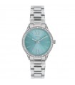 Breil Tribe Women's Watch - Abby Solo Tempo Silver 32mm Turquoise with Crystals