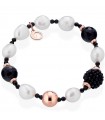 Lelune Glamor Bracelet for Women - Sophie Winter with Baroque Pearls and Black Agate