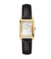 Bulova Watch - Classic Sutton Tank 21x32.5mm Golden Mother of Pearl with Leather Strap - 0