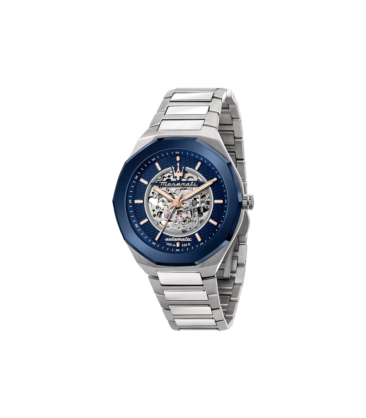 Maserati Watch - Style - Automatic - Silver 45mm-Blue-R8823142004 
