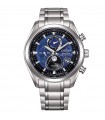 Orologio Citizen Uomo - Radiocontrollato Eco-Drive Tsuki-Yomi Moonphase 43mm Blu