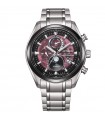 Orologio Citizen Uomo - Radiocontrollato Eco-Drive Tsuki-Yomi Moonphase 43mm Rosso