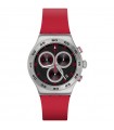 Orologio Swatch - Collezione Settembre Crimson Carbonic Red Cronografo Rosso 43mm Nero