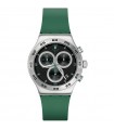 Orologio Swatch - The September Collection Carbonic Green Cronografo Verde 43mm Nero