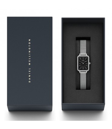 Daniel Wellington watch-Quadro Lumine-Silver-20x26mm-Black-DW00100667