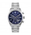 Breil Tribe Men's Watch - Classic Elegance Chrono Gent Chronograph Silver 42mm Blue