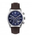 Breil Tribe Men's Watch - Classic Elegance Chrono Gent Chronograph Brown 42mm Blue