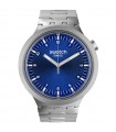 Swatch Watch - Big Bold Irony Indigo Hour Silver 47mm Navy Blue