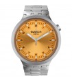 Swatch Watch - Big Bold Irony Amber Sheen Silver 47mm Amber