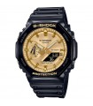 Casio Men's Watch - G-Shock Multifunction Digital Black 45mm Gold