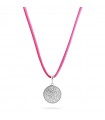 Collana Rue Des Mille da Donna - Stardust Ten in Argento 925% con Ciondolo Tondo e Zirconi Bianchi