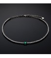 Collana Chiara Ferragni - Emerald con Zirconi Bianchi e Pietra Verde