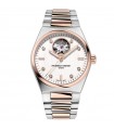 Orologio Frederique Constant - Highlife Lady Heart Beat Automatico 34mm Argento e Rose Gold con Diamanti