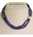 Rajola Necklace for Women - Flambè Choker with Sodalite and Pearls