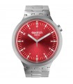 Orologio Swatch - Big Bold Scarlet Shimmer Silver 47mm Rosso