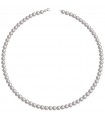 Collana Lelune da Donna - Lune Young con Perle Freshwater Grigie 5,5/6mm Qualità A