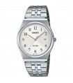 Casio Watch - Collection Tempo e Date Silver 35mm White