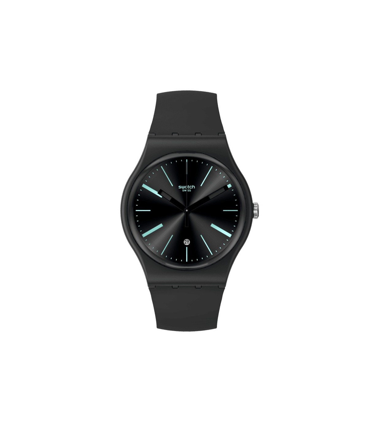 Swatch discount black strap