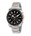 Orologio Sector da Uomo - 450 Cronografo Silver 43mm Nero con Dettagli Rose Gold