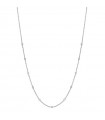 Buonocore - Easy Necklace in 18k White Gold with Natural Diamonds 0.25 ct - 0