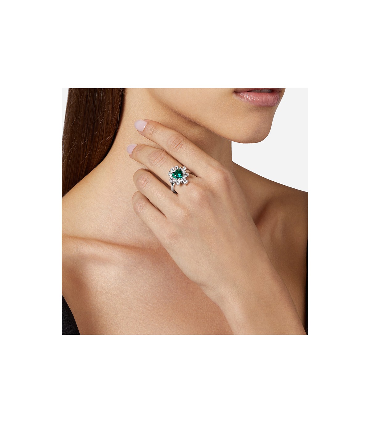 Anello Donna Chiara Ferragni Brand Diamond Heart Pietra Verde - Gioielli  Rossetti