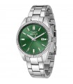 Sector Men's Watch - 240 Time and Date Silver 41mm Green