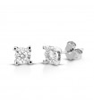 Lelune Diamonds Earrings for Women - Point of Light in 18k White Gold with Natural Diamonds 0.10 carats - 0