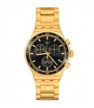 Swatch Watch - Holiday Collection In The Black Gold Chronograph 43mm Black