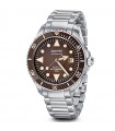 Eberhard Men's Watch - Scafograf 300 MCMLIX Automatic Mechanical Diver 43 mm Brown - 0