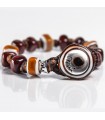 Moi Bracelet - Caramel with Brown and Caramel Murano Glass Pearls