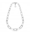 Unoaerre Necklace for Women - Dinamica Silver with Flat Chain