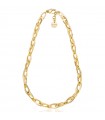 Collana Unoaerre da Donna - Fashion Jewellery Gold con Catena a Navette Concatenata