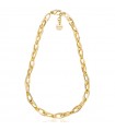 Unoaerre Necklace for Women - Fashion Jewelery Gold with Linked Shuttle Chain