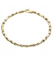 Chimento Bracelet - Tradition Gold Bamboo Classic in 18k Yellow Gold 19cm - 0