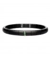 Roberto Demeglio Bracelet - Pura in Satin Black Ceramic with Tsavorite 0.04 ct - 0