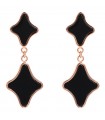 Bronzallure - Alba Pendant Earrings with Black Onyx Star Elements