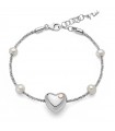 Bracciale Miluna - Miss Italia in Argento 925% con Perle Oriente e Ciondolo Cuore