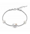 Bracciale Miluna - Miss Italia in Argento 925% con Perle Oriente e Cuore